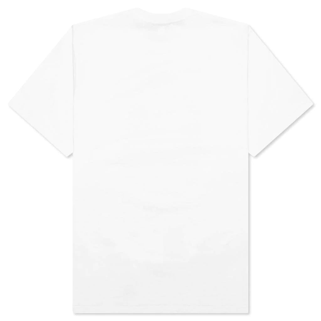 A BATHING APE ABC CAMO BY BATHING APE TEE - WHITE/GREEN