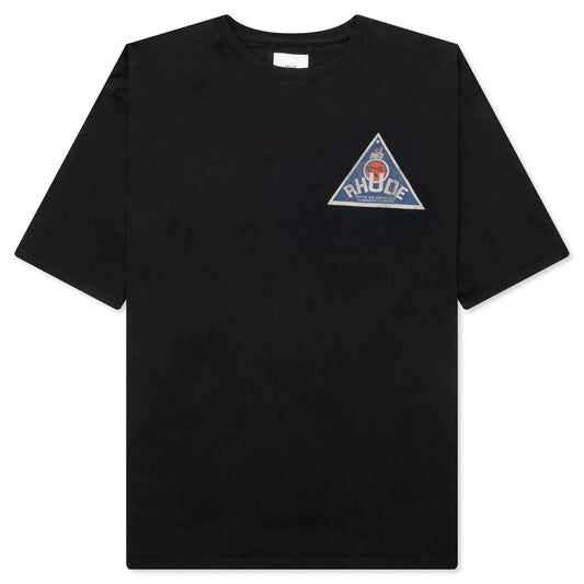 RHUDE CADEUX SUNDRY TEE - VINTAGE BLACK