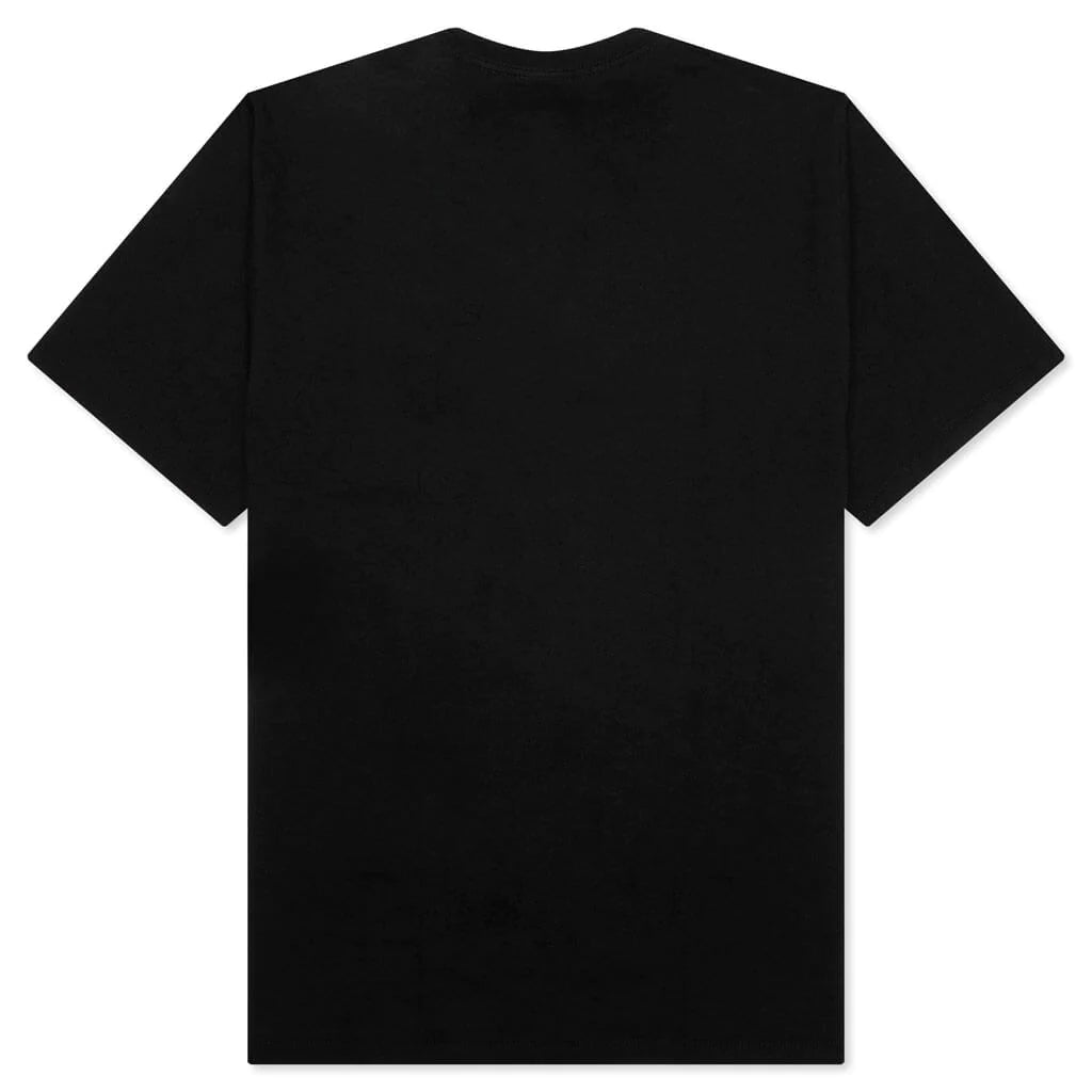 A BATHING APE COLLEGE TEE - BLACK