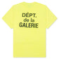 GALLERY DEPT. FRENCH TEE - FLUORESCENT YELLOW